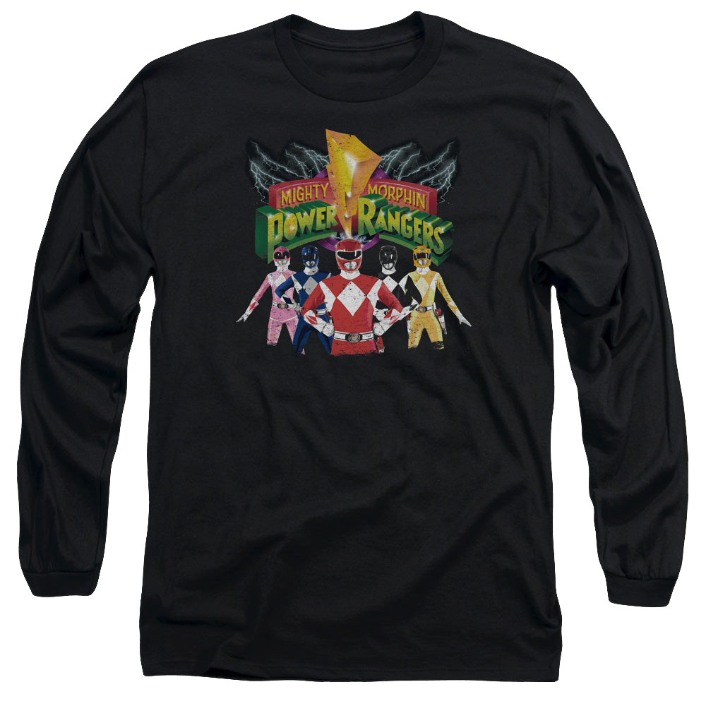 Mighty Morphin Power Rangers Rangers Unite - Men's Long Sleeve T-Shirt Men's Long Sleeve T-Shirt Power Rangers