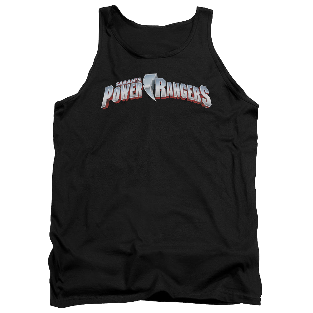 Mighty Morphin Power Rangers New Logo - Men's Tank Top Men's Tank Power Rangers