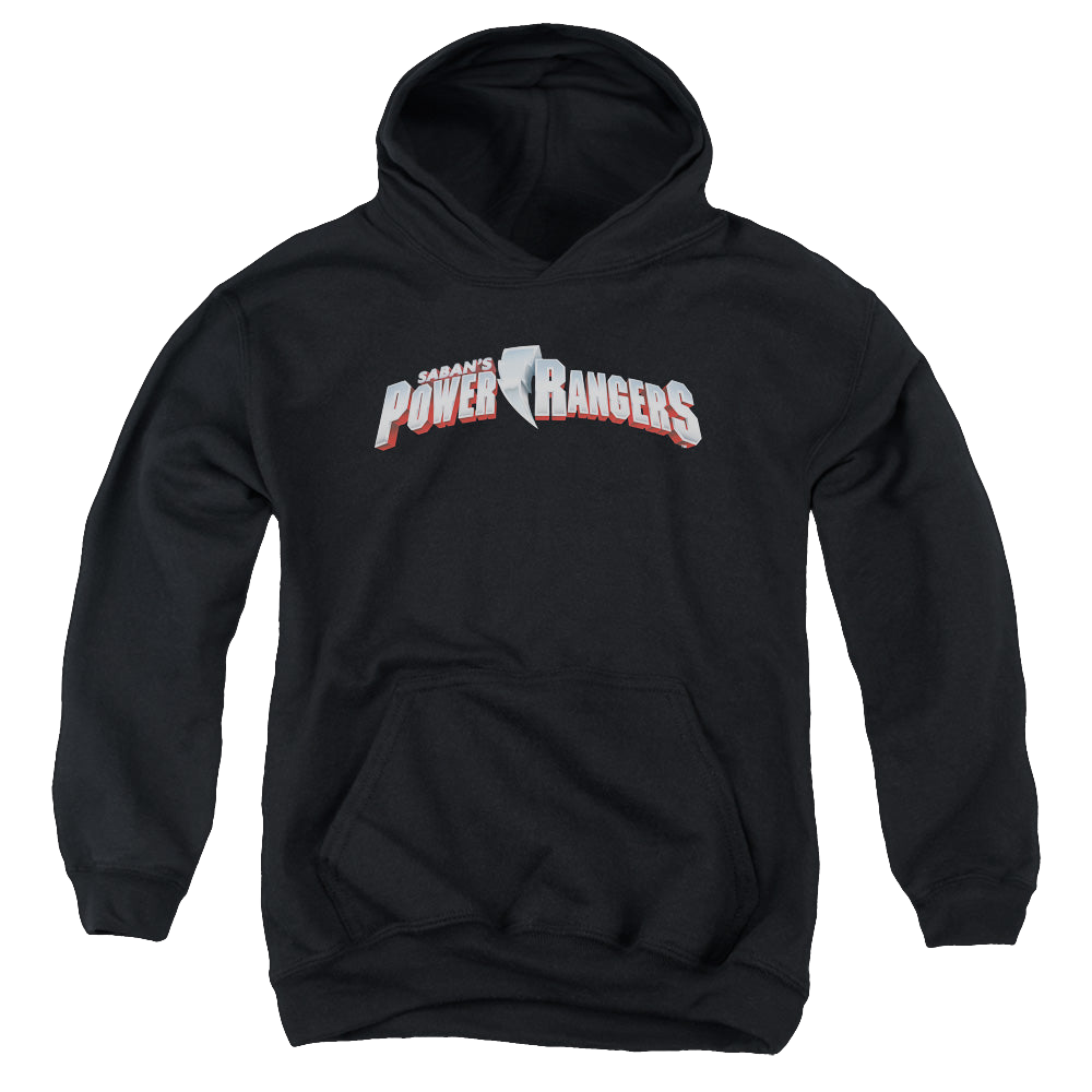 Mighty Morphin Power Rangers New Logo - Youth Hoodie Youth Hoodie (Ages 8-12) Power Rangers