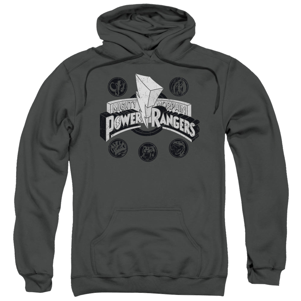 Mighty Morphin Power Rangers Power Coins - Pullover Hoodie Pullover Hoodie Power Rangers