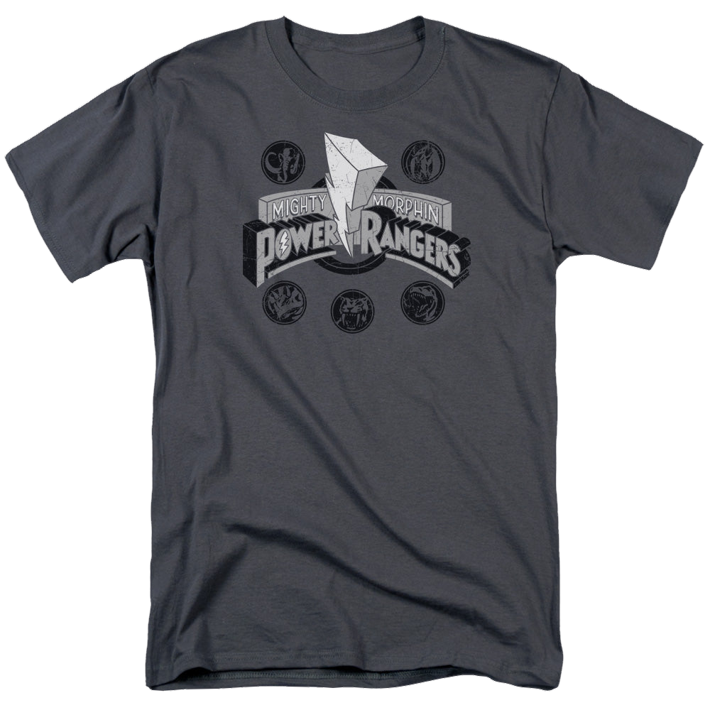 Mighty Morphin Power Rangers Power Coins - Men's Regular Fit T-Shirt Men's Regular Fit T-Shirt Power Rangers