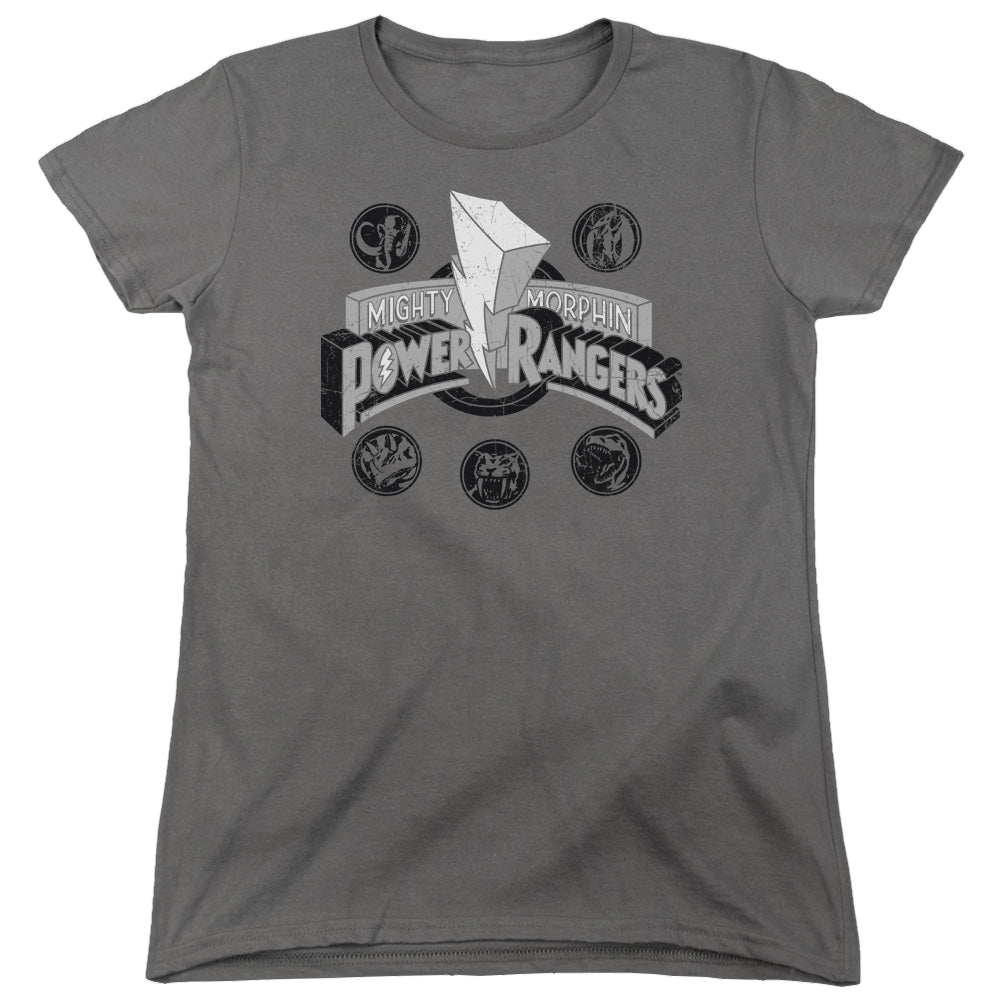 Mighty Morphin Power Rangers Power Coins - Women's T-Shirt Women's T-Shirt Power Rangers