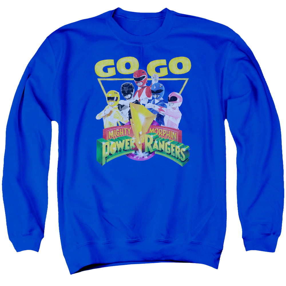 Mighty Morphin Power Rangers Go Go - Men's Crewneck Sweatshirt Men's Crewneck Sweatshirt Power Rangers