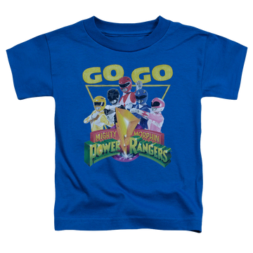 Royal toddler t-shirt with Mighty Morphin Power Rangers Go Go graphic