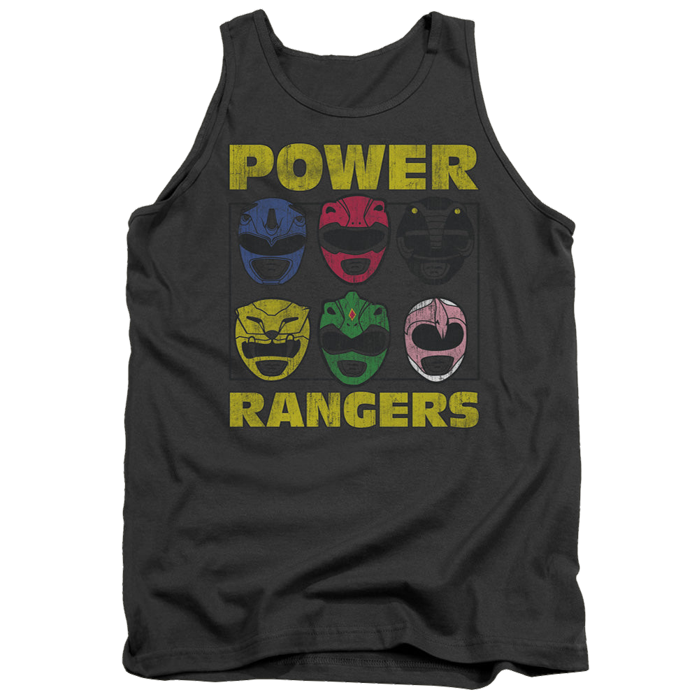 Mighty Morphin Power Rangers Ranger Heads - Men's Tank Top Men's Tank Power Rangers