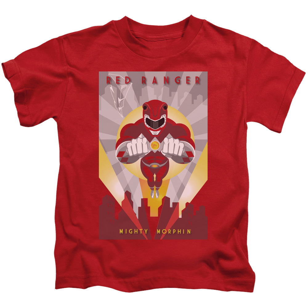 Mighty Morphin Power Rangers Red Deco - Kid's T-Shirt Kid's T-Shirt (Ages 4-7) Power Rangers