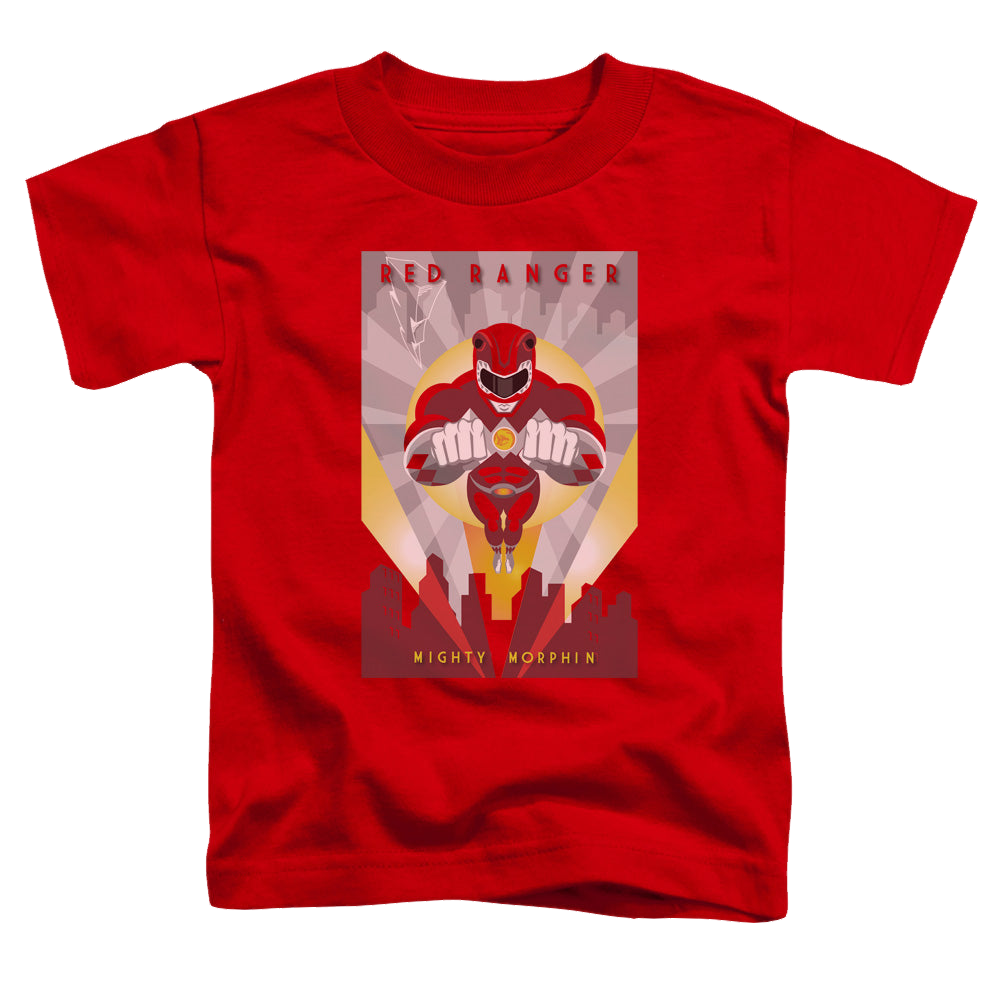Mighty Morphin Power Rangers Red Deco - Toddler T-Shirt Toddler T-Shirt Power Rangers