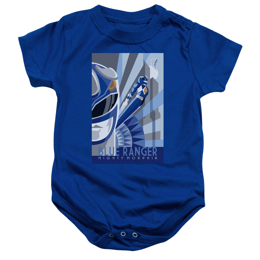 Mighty Morphin Power Rangers Blue Ranger Deco - Baby Bodysuit Baby Bodysuit Power Rangers
