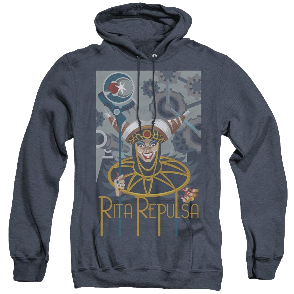 Mighty Morphin Power Rangers Rita Deco - Heather Pullover Hoodie Heather Pullover Hoodie Power Rangers