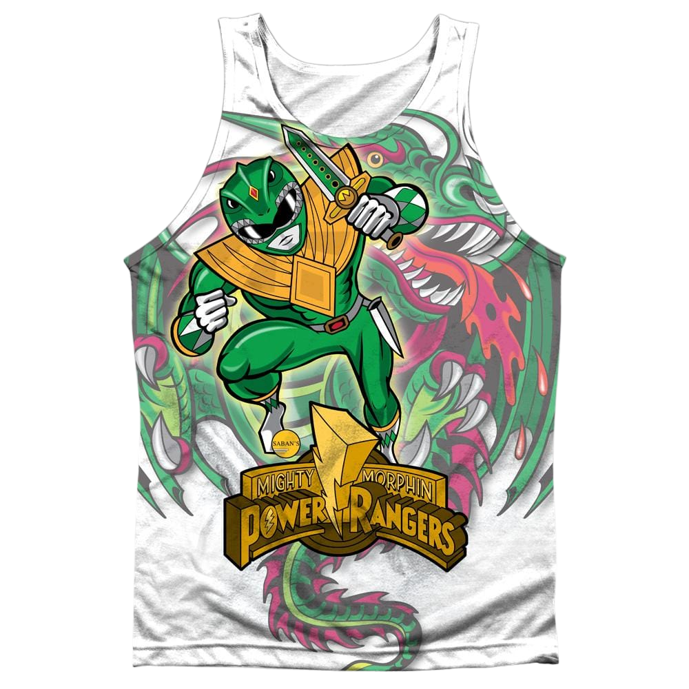 Mighty Morphin Power Rangers Dragon Power - Men's All Over Print Tank Top Men's All Over Print Tank Power Rangers