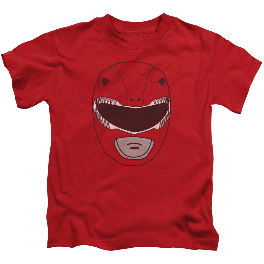 Mighty Morphin Power Rangers Red Ranger Mask - Kid's T-Shirt Kid's T-Shirt (Ages 4-7) Power Rangers