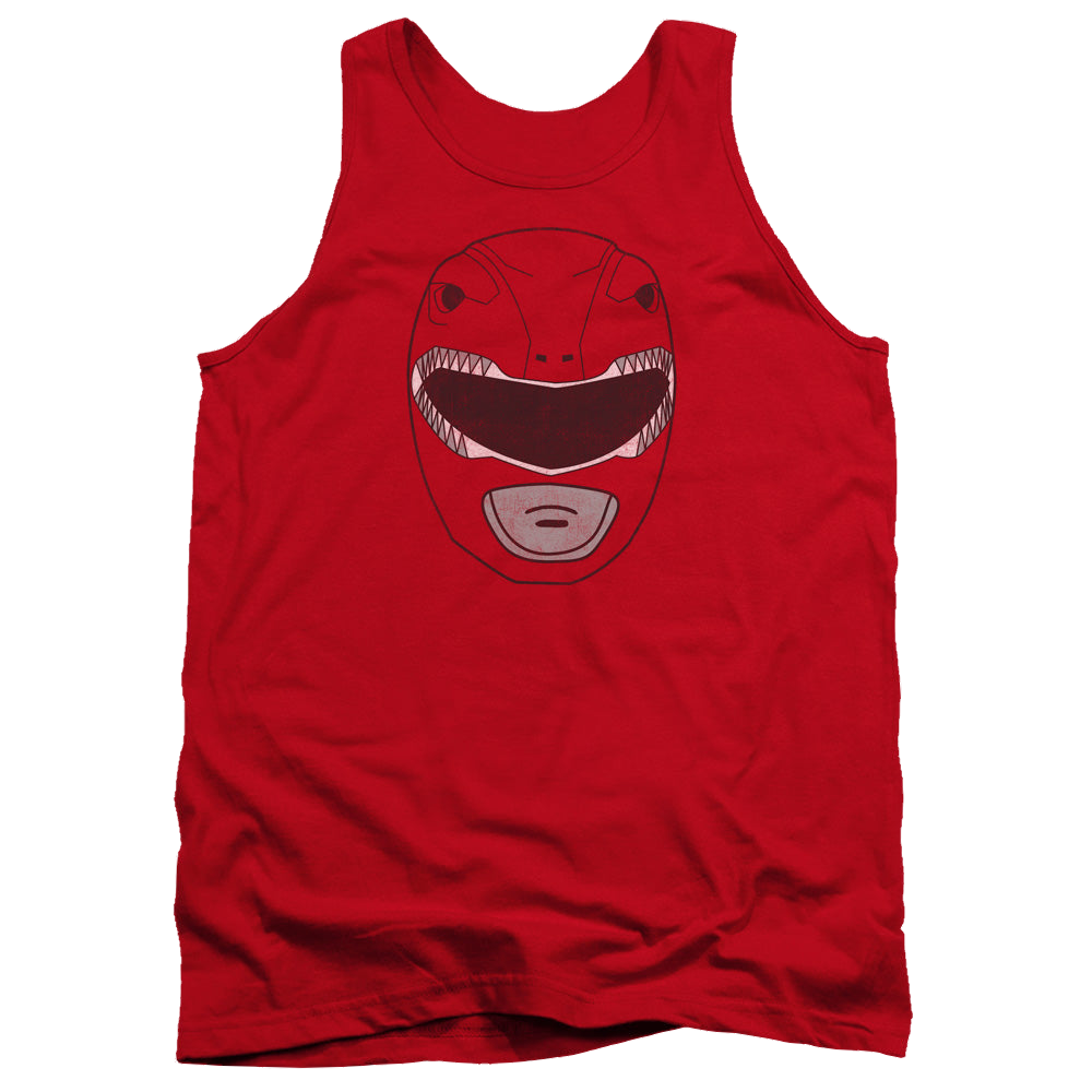 Mighty Morphin Power Rangers Red Ranger Mask - Men's Tank Top Men's Tank Power Rangers