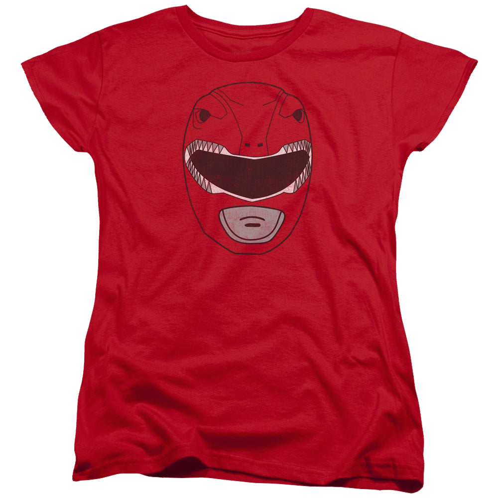 Mighty Morphin Power Rangers Red Ranger Mask - Women's T-Shirt Women's T-Shirt Power Rangers