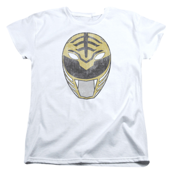 Mighty Morphin Power Rangers White Ranger Mask - Women's T-Shirt Women's T-Shirt Power Rangers