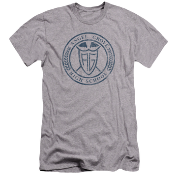 Mighty Morphin Power Rangers Angel Grove Hs - Men's Premium Slim Fit T-Shirt Men's Premium Slim Fit T-Shirt Power Rangers