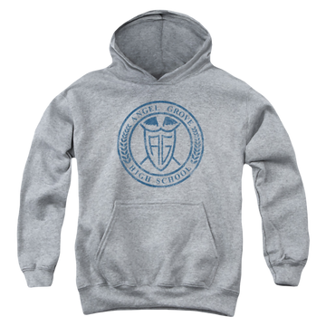 Mighty Morphin Power Rangers Angel Grove Hs - Youth Hoodie Youth Hoodie (Ages 8-12) Power Rangers