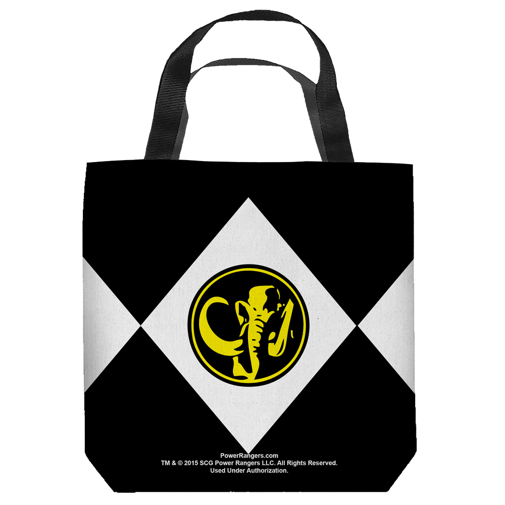Power Rangers - Black Ranger Tote Bag Tote Bags Power Rangers