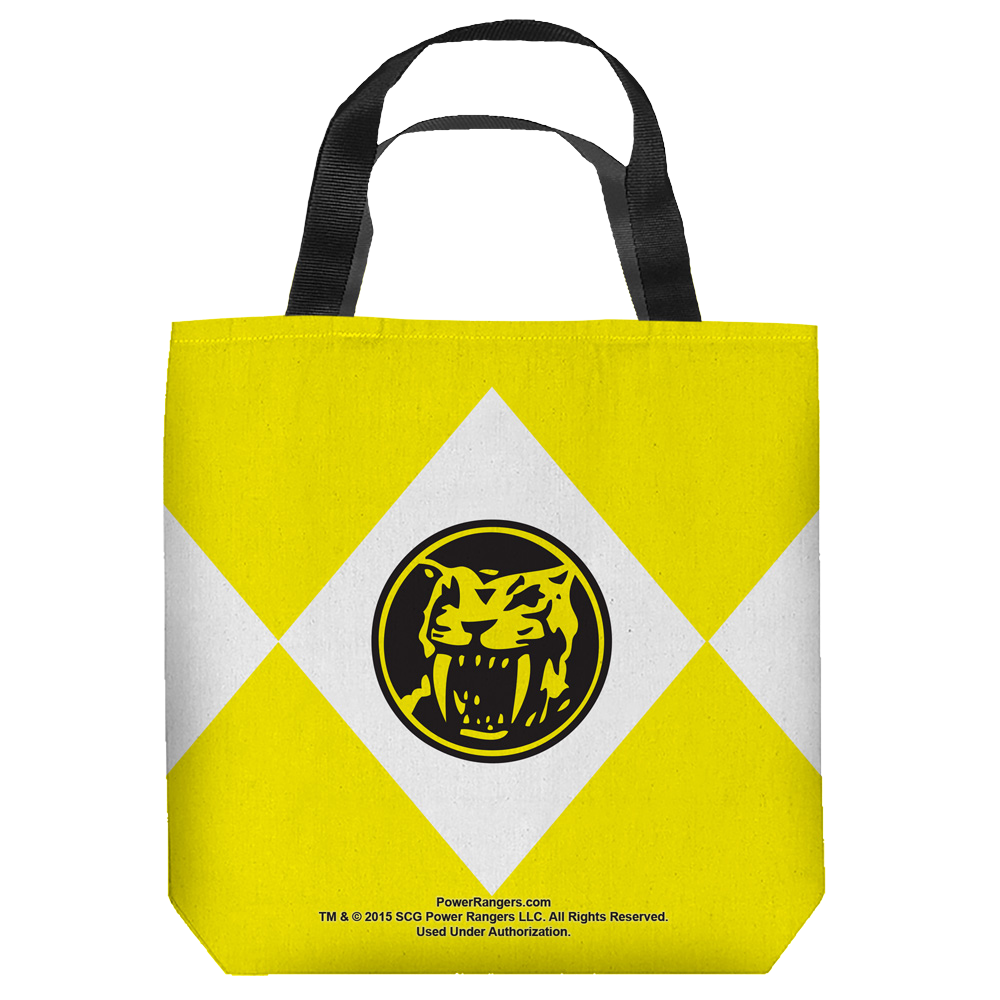 Power Rangers - Yellow Ranger Tote Bag Tote Bags Power Rangers