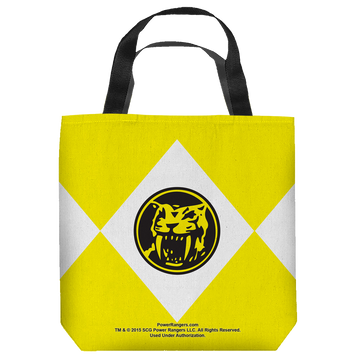 Power Rangers Yellow Ranger tote bag
