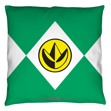 Power Rangers Green Ranger throw pillow