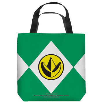 Power Rangers Green Ranger tote bag