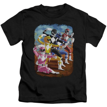 Mighty Morphin Power Rangers Impressionist Rangers - Kid's T-Shirt Kid's T-Shirt (Ages 4-7) Power Rangers