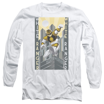 Mighty Morphin Power Rangers White Ranger Duo - Men's Long Sleeve T-Shirt Men's Long Sleeve T-Shirt Power Rangers