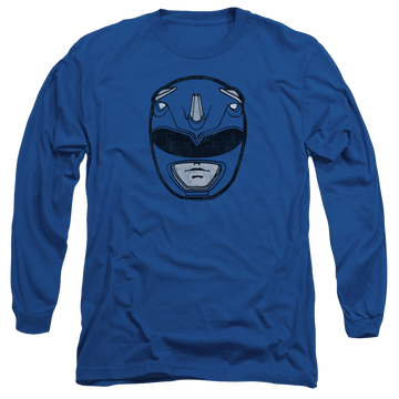 Mighty Morphin Power Rangers Blue Ranger Mask - Men's Long Sleeve T-Shirt Men's Long Sleeve T-Shirt Power Rangers