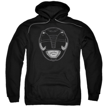 Mighty Morphin Power Rangers Black Ranger Mask - Pullover Hoodie Pullover Hoodie Power Rangers