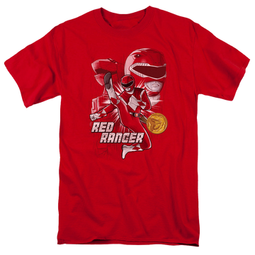Mighty Morphin Power Rangers Red Ranger - Men's Regular Fit T-Shirt Men's Regular Fit T-Shirt Power Rangers