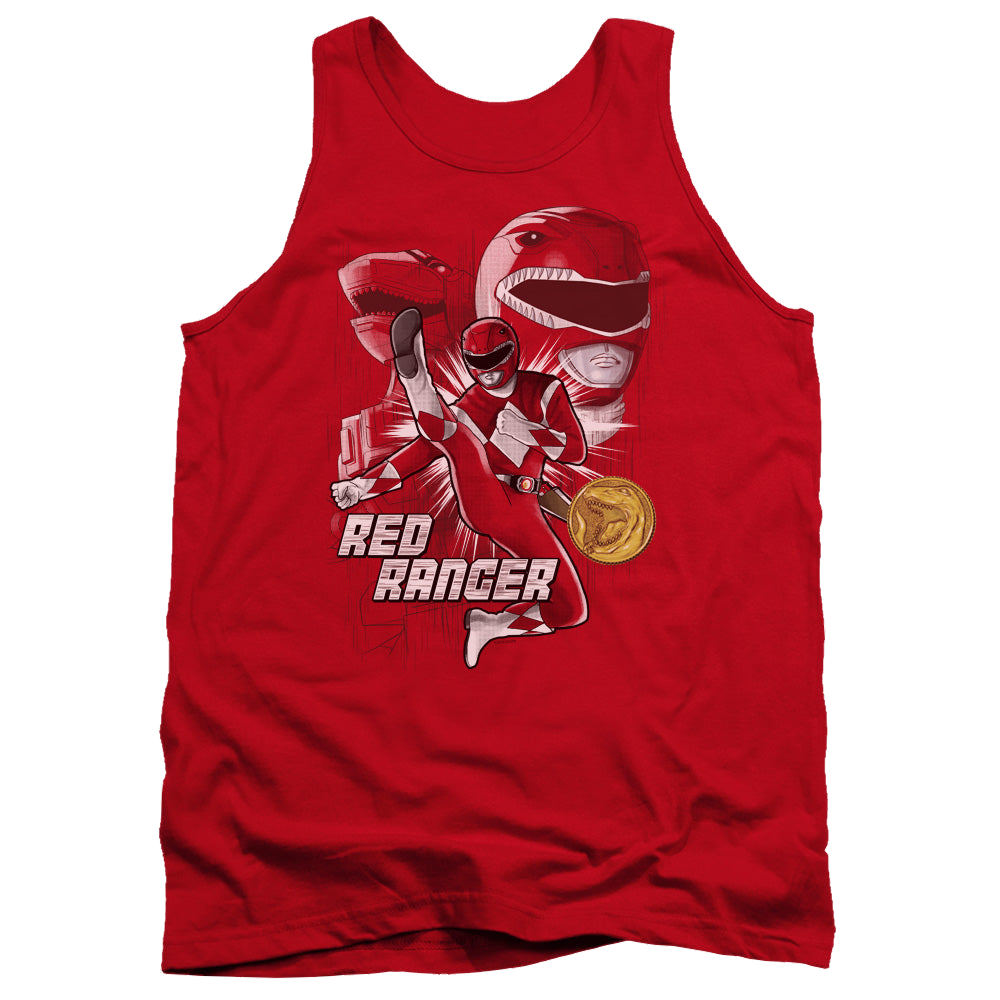Mighty Morphin Power Rangers Red Ranger - Men's Tank Top Men's Tank Power Rangers