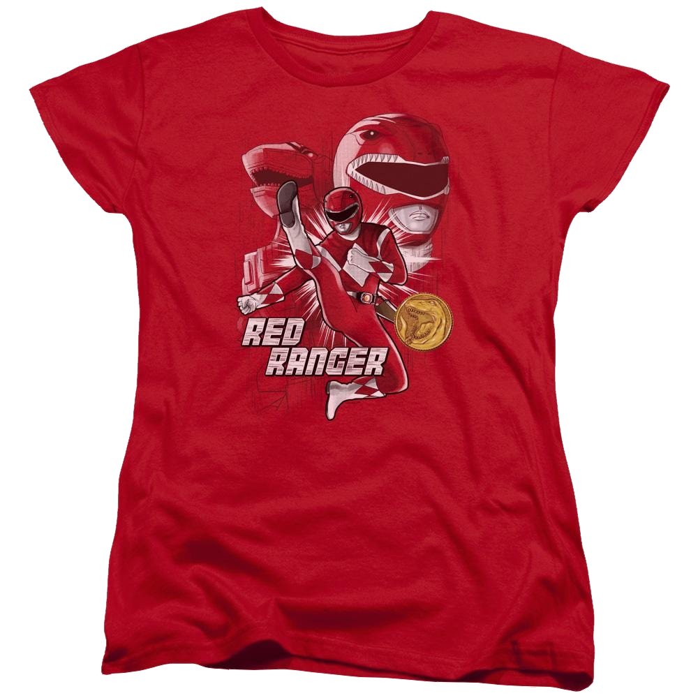 Mighty Morphin Power Rangers Red Ranger - Women's T-Shirt Women's T-Shirt Power Rangers