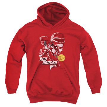 Mighty Morphin Power Rangers Red Ranger - Youth Hoodie Youth Hoodie (Ages 8-12) Power Rangers