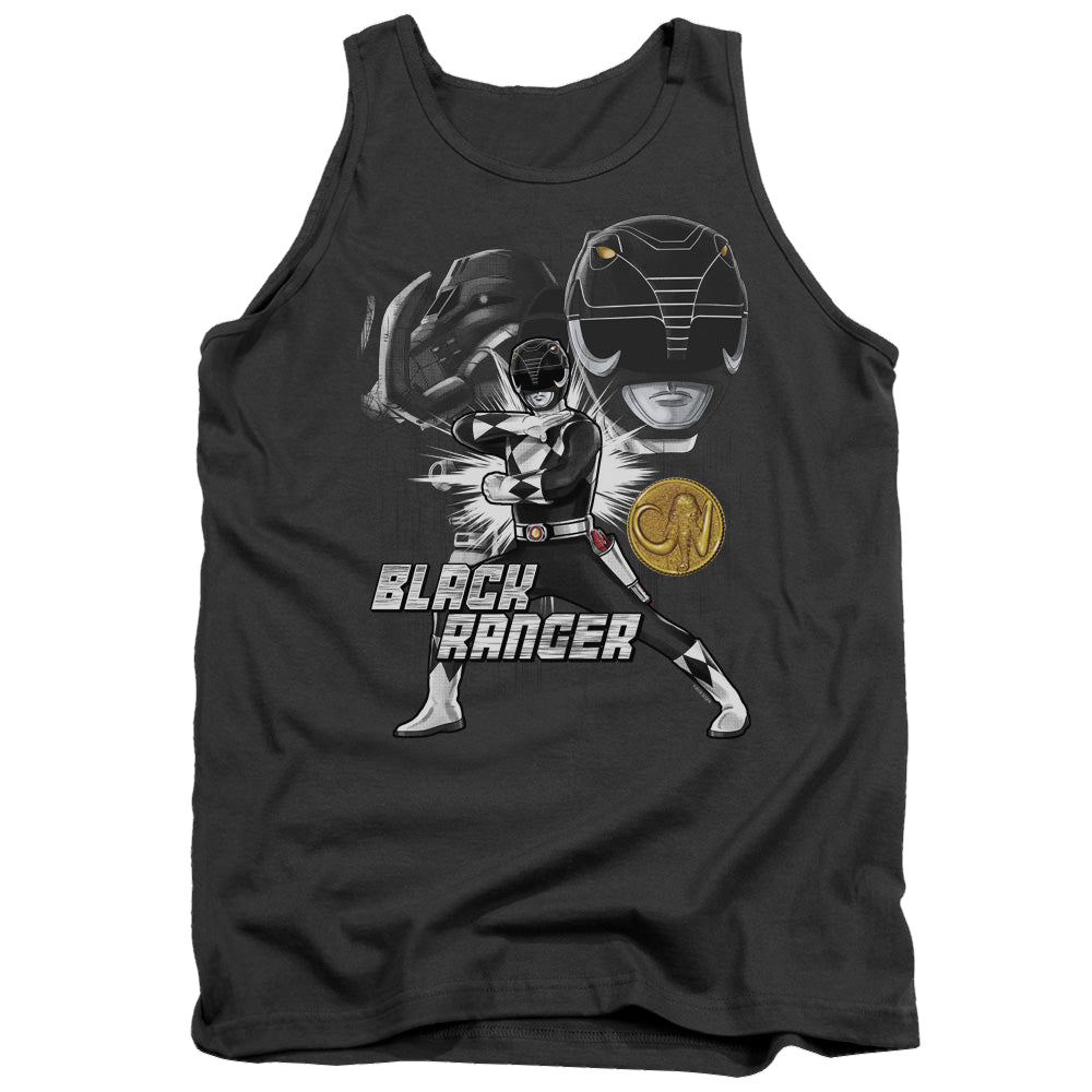 Mighty Morphin Power Rangers Black Ranger - Men's Tank Top Men's Tank Power Rangers
