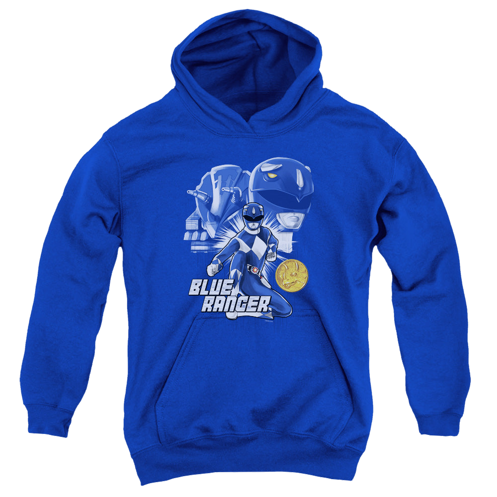 Mighty Morphin Power Rangers Blue Ranger - Youth Hoodie Youth Hoodie (Ages 8-12) Power Rangers