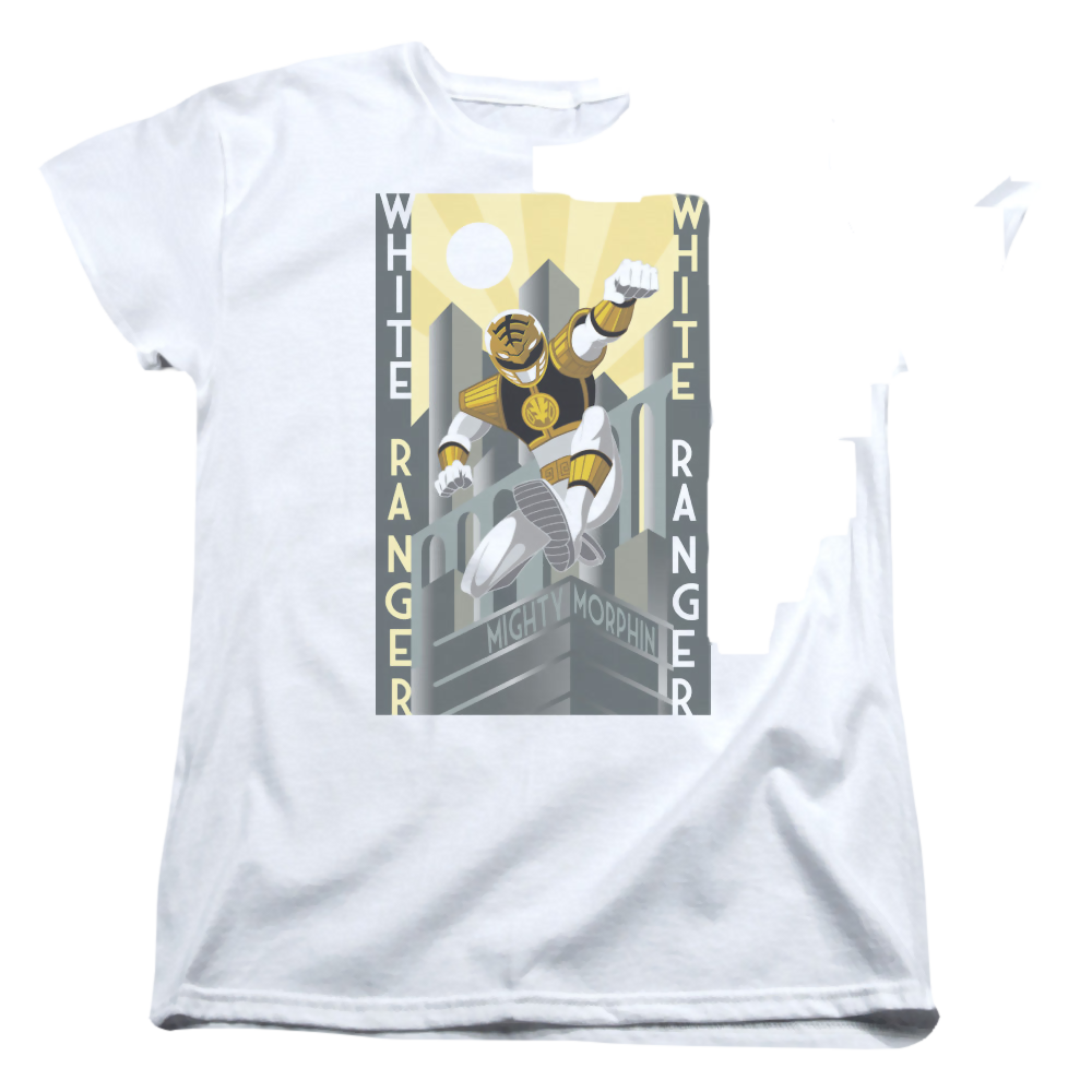 Mighty Morphin Power Rangers White Ranger Deco - Women's T-Shirt Women's T-Shirt Power Rangers