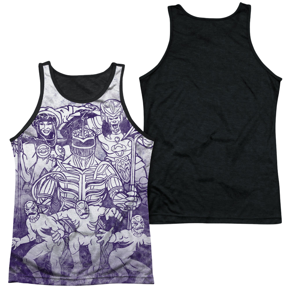 Power Rangers Baddies Sub - Men's Black Back Tank Top Men's Black Back Tank Power Rangers