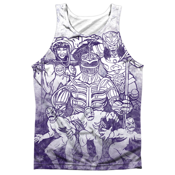 Power Rangers Baddies Sub men's all-over print tank