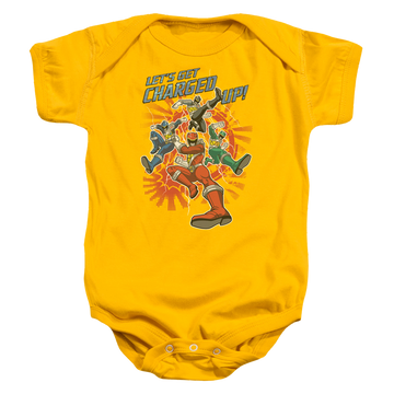 Power Rangers Charged Up Baby Bodysuit Baby Bodysuit Power Rangers