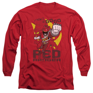 Power Rangers Dino Charge Go Red - Men's Long Sleeve T-Shirt Men's Long Sleeve T-Shirt Power Rangers