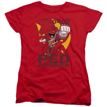 Power Rangers Dino Charge Go Red - Women's T-Shirt Women's T-Shirt Power Rangers