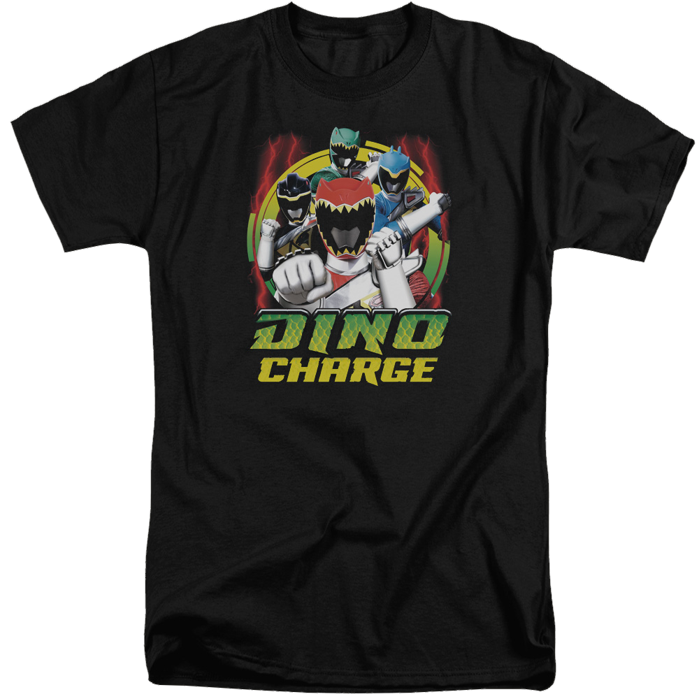 Power Rangers Dino Charge Dino Lightning - Men's Tall Fit T-Shirt Men's Tall Fit T-Shirt Power Rangers