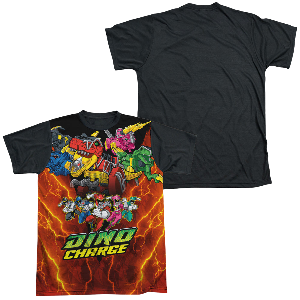 Power Rangers Dino Charge Zord Power - Men's Black Back T-Shirt Men's Black Back T-Shirt Power Rangers