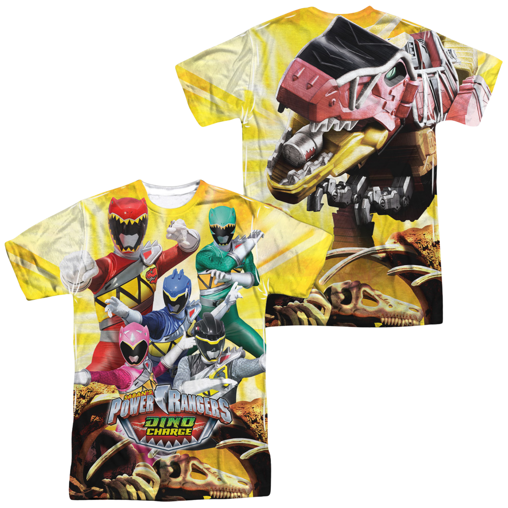 Power Rangers Charged For Battle Men's All Over Print T-Shirt Men's All-Over Print T-Shirt Power Rangers
