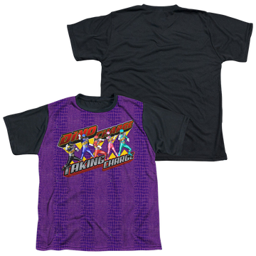 Power Rangers Dino Charge Taking Charge - Youth Black Back T-Shirt Youth Black Back T-Shirt (Ages 8-12) Power Rangers