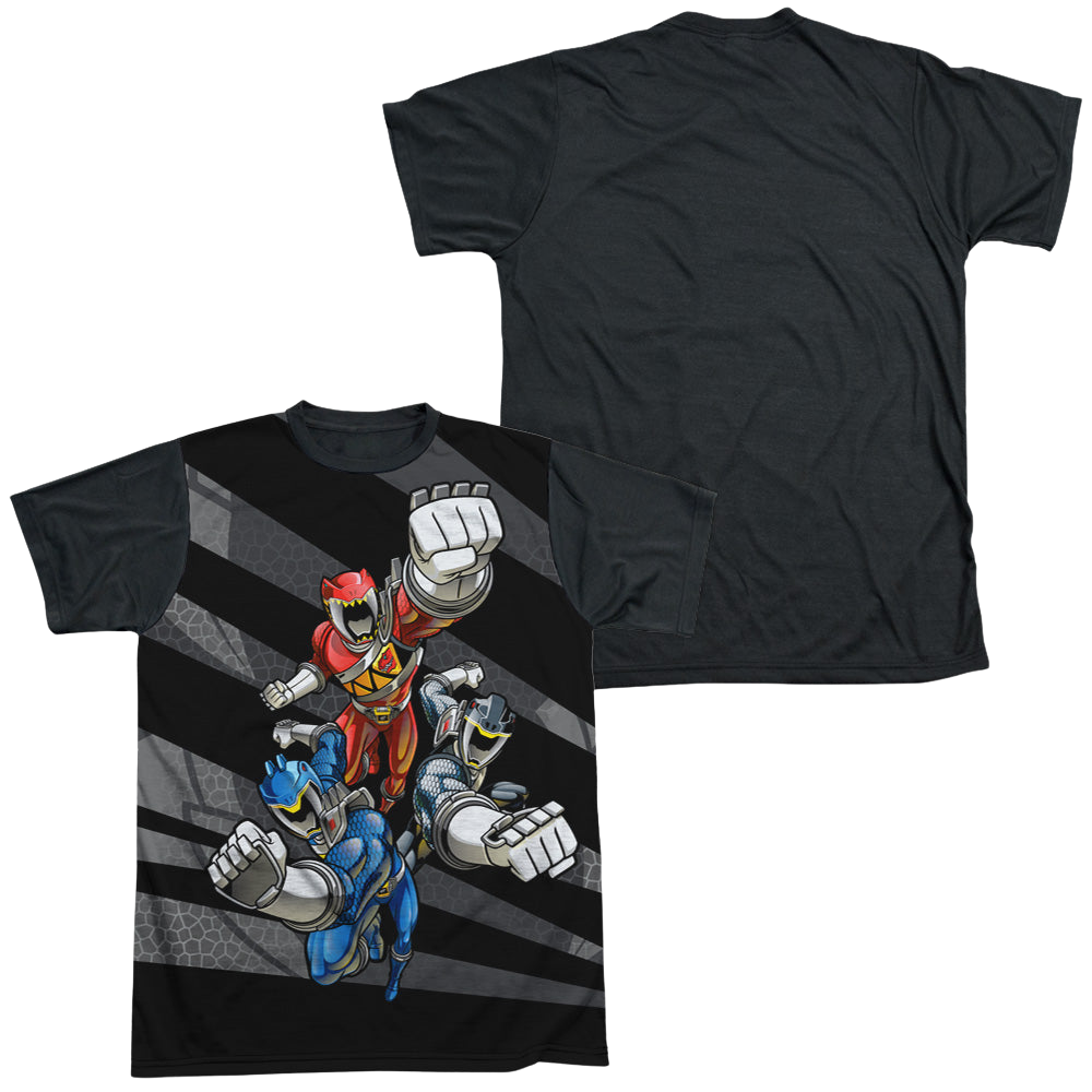 Power Rangers Dino Charge Lets Bolt - Men's Black Back T-Shirt Men's Black Back T-Shirt Power Rangers