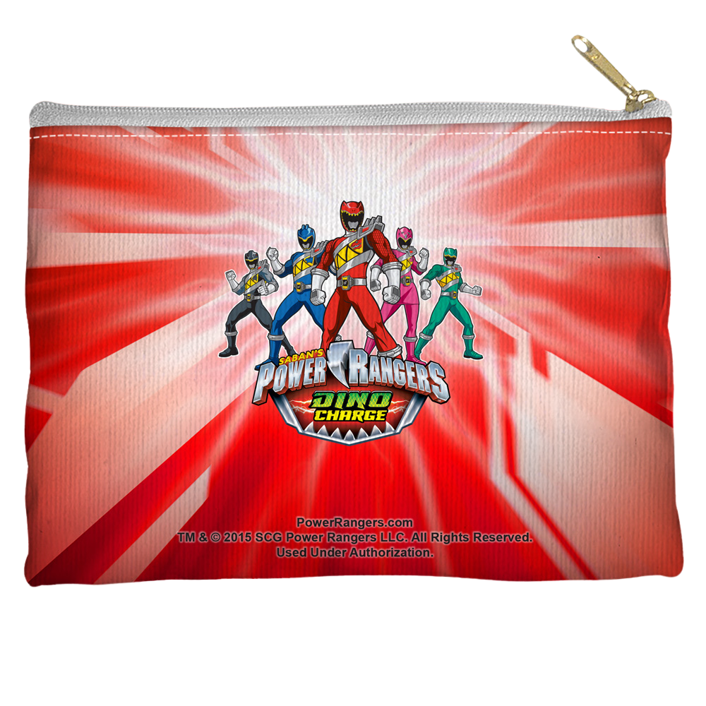 Power Rangers - Dino Ranger Straight Bottom Pouch Straight Bottom Accessory Pouches Power Rangers
