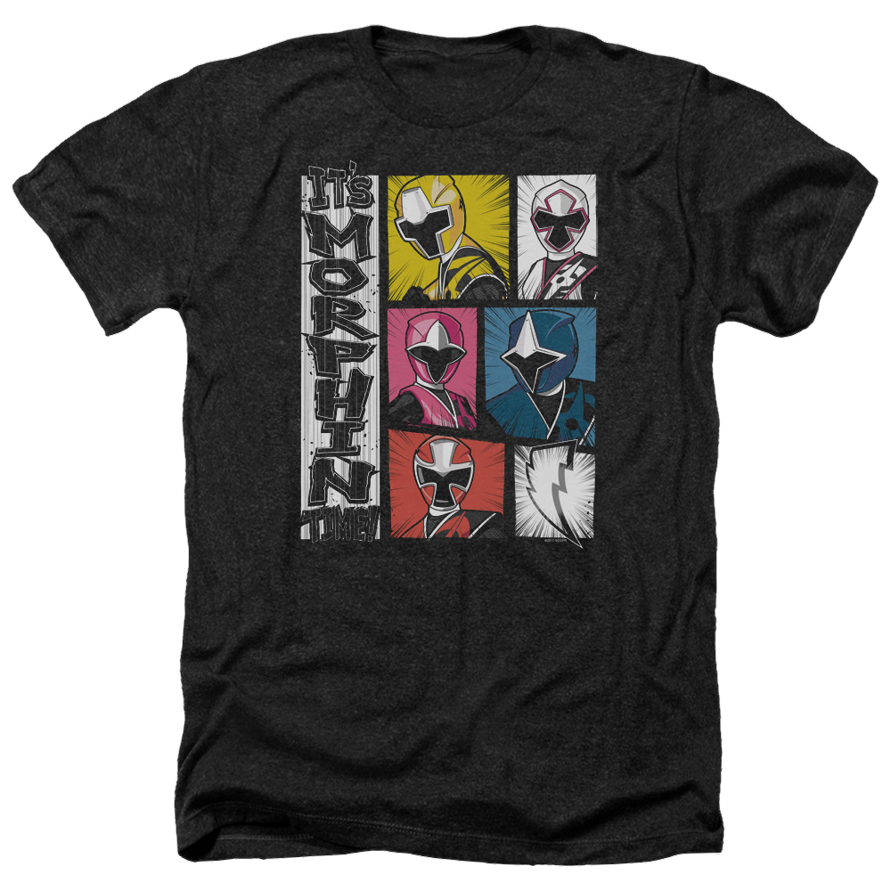 Power Rangers Its Morphin Time Men's Heather T-Shirt Men's Heather T-Shirt Power Rangers