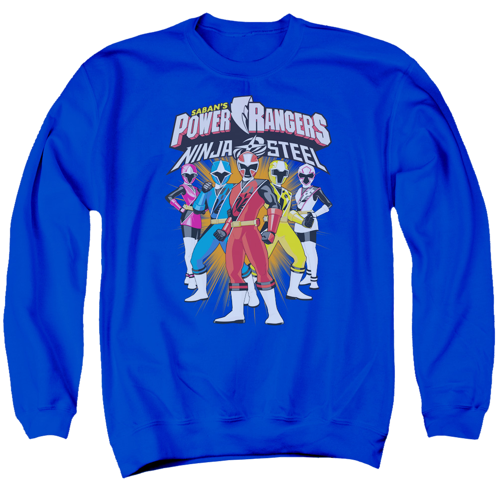 Power Rangers Team Lineup Men's Crewneck Sweatshirt Men's Crewneck Sweatshirt Power Rangers