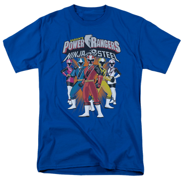 Power Rangers Team Lineup Men's Regular Fit T-Shirt Men's Regular Fit T-Shirt Power Rangers